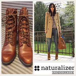 naturalizer lace up boots